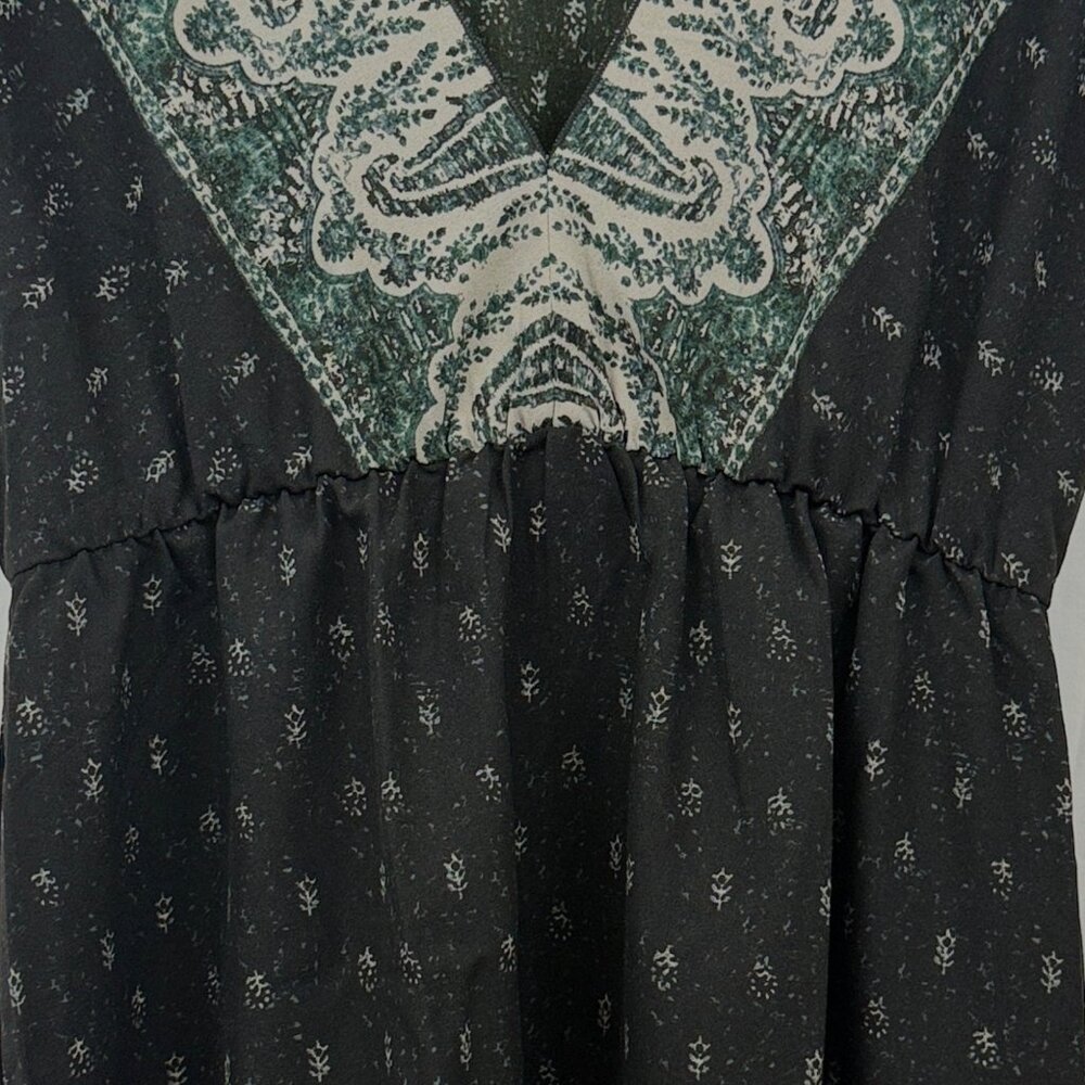 Urban Outfitters Ecote High Low Dress Women M Black White - Picture 4 of 9
